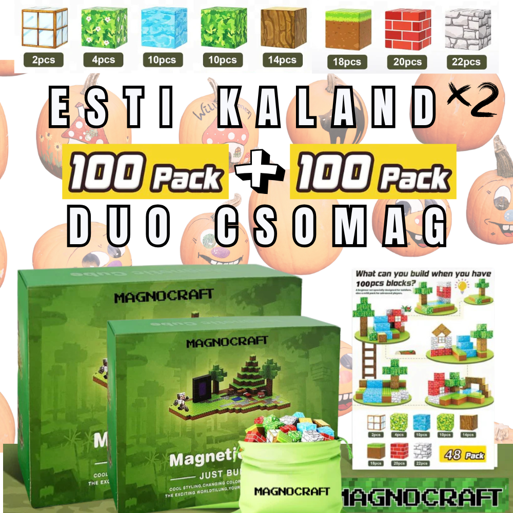 ESTI KALAND DUO CSOMAGOK - mágneses készség fejlesztő építőkockák