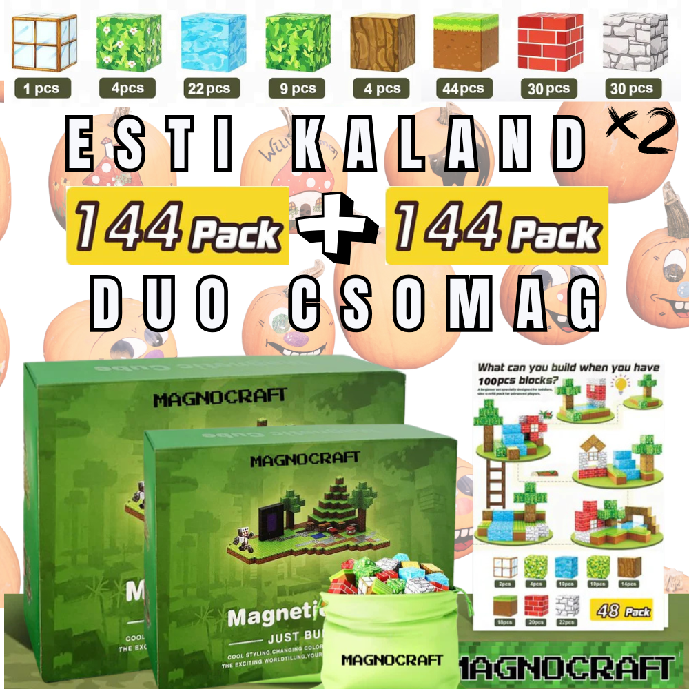 ESTI KALAND DUO CSOMAGOK - mágneses készség fejlesztő építőkockák