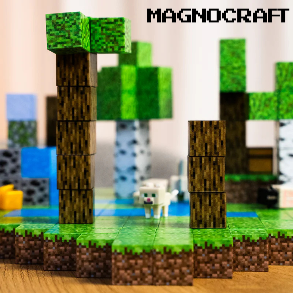 MagnoCraft - mágneses készség fejlesztő építőkockák