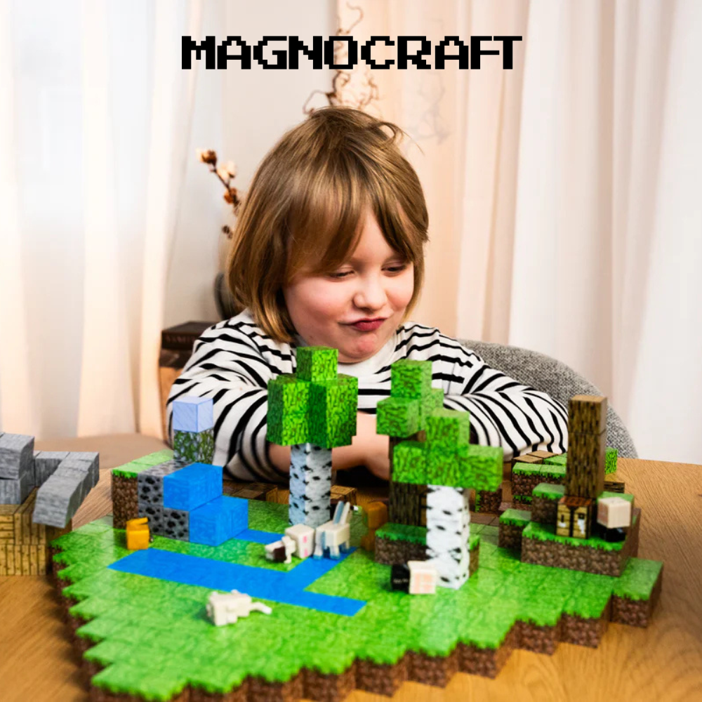 MagnoCraft - mágneses készség fejlesztő építőkockák