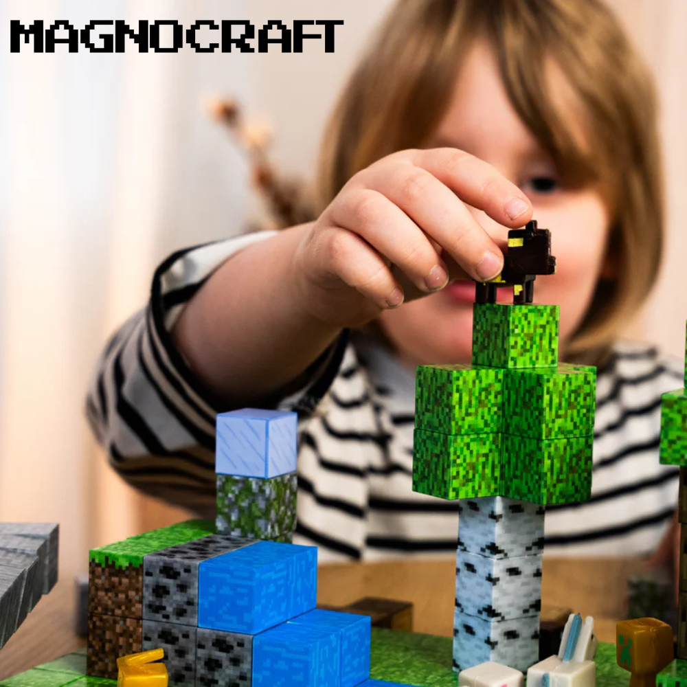 MagnoCraft - mágneses készség fejlesztő építőkockák