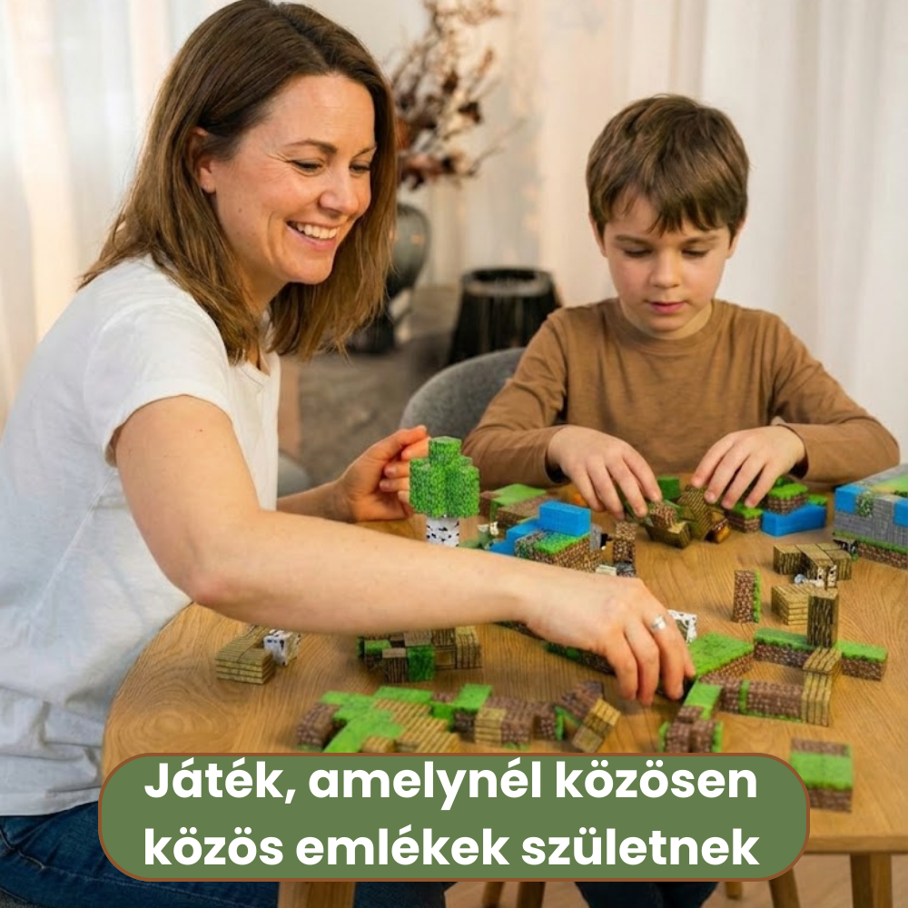 MagnoCraft - mágneses készségfejlesztő épitőkockák