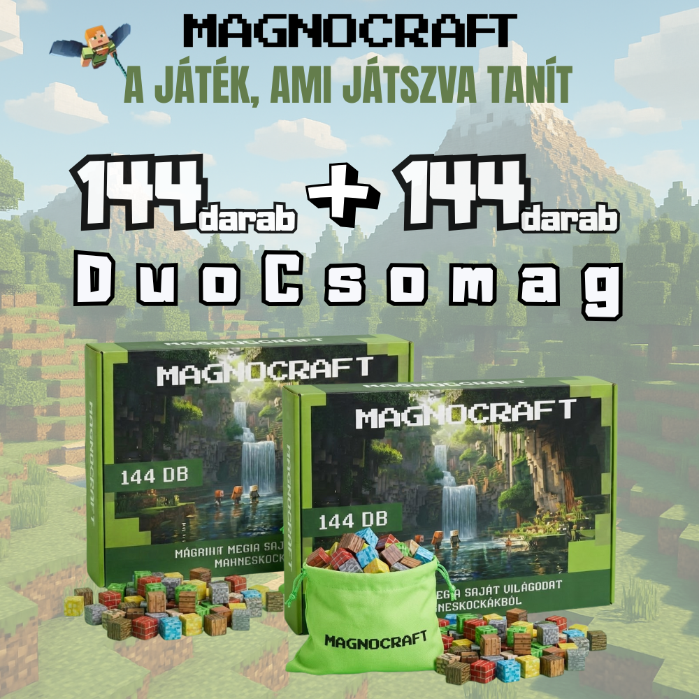 MAGNOCRAFT - mágneses készségfejlesztő épitőkockák