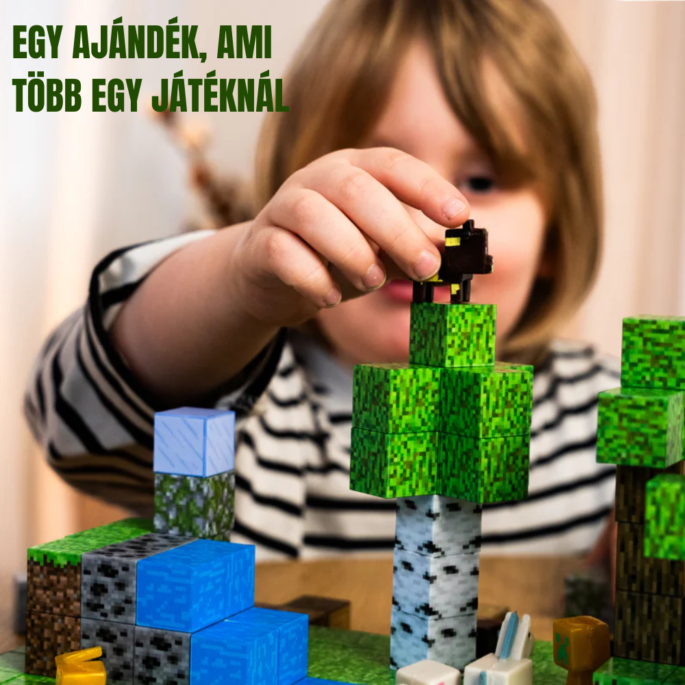 MagnoCraft - mágneses készség fejlesztő építőkockák "NagyDimenziókapu"