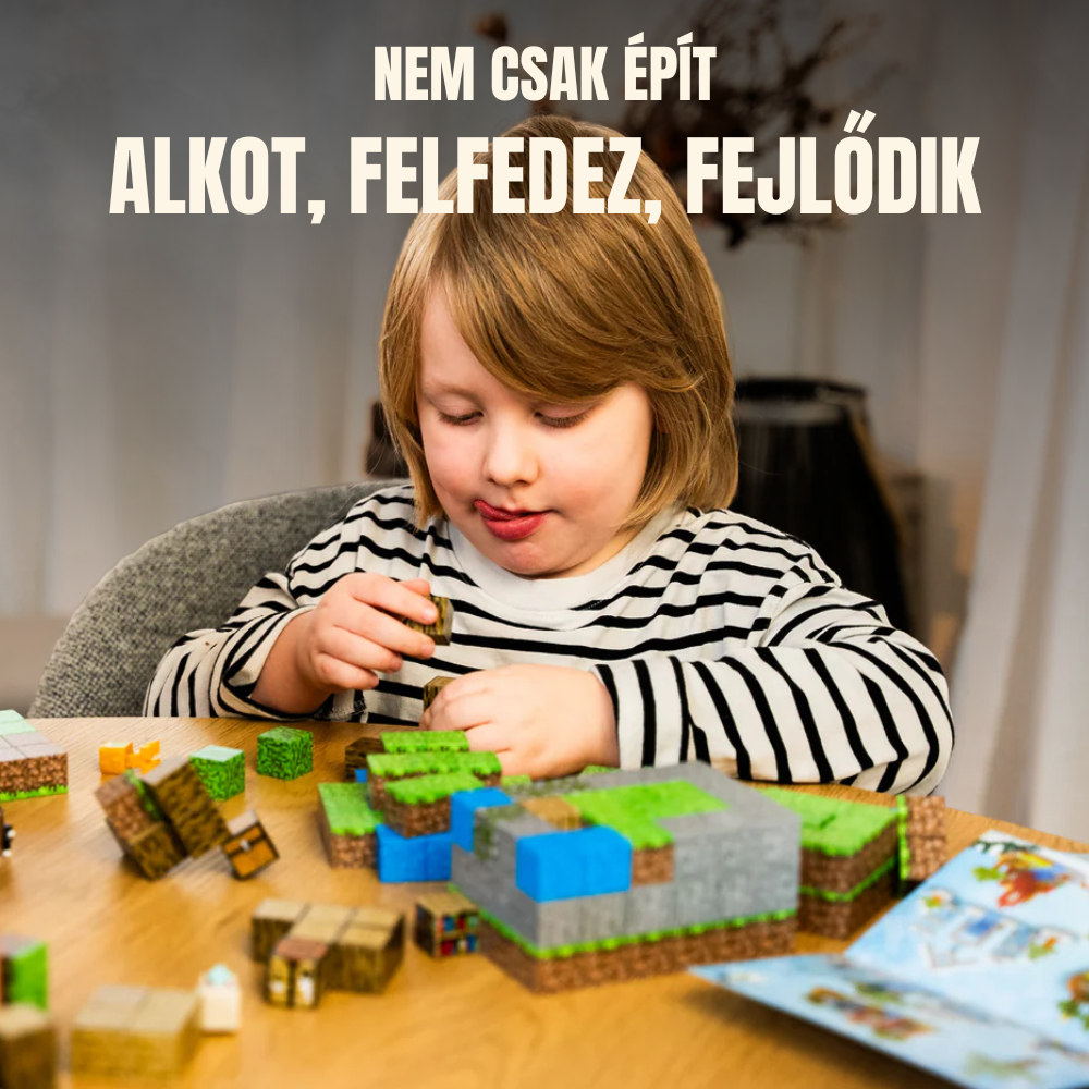 MagnoCraft - mágneses készség fejlesztő építőkockák "NagyDimenziókapu"