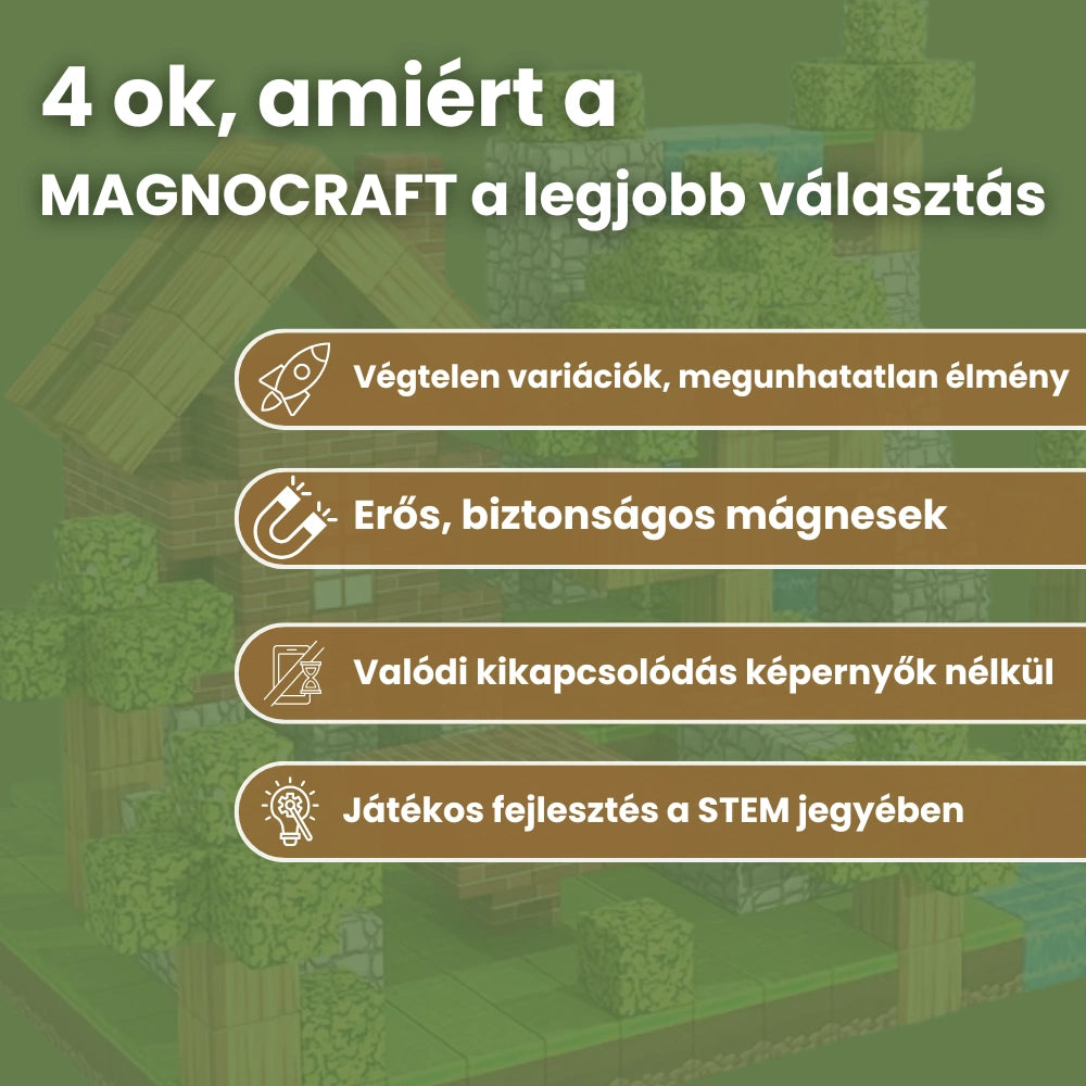 MagnoCraft -  A játék, ami képernyő nélkül is leköti a gyerekeket