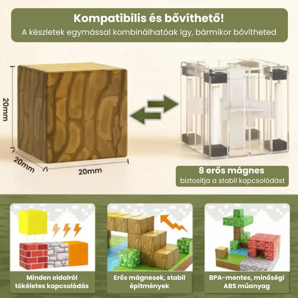 MagnoCraft -  A játék, ami képernyő nélkül is leköti a gyerekeket