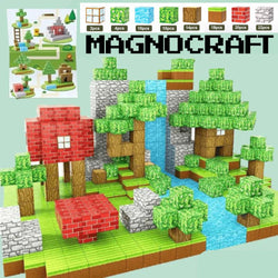 MagnoCraft - mágneses készség fejlesztő építőkockák - MagnoCraft