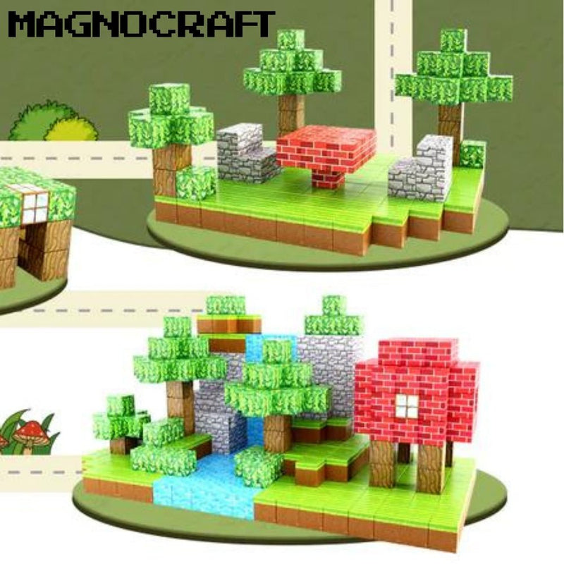 MagnoCraft - mágneses készség fejlesztő építőkockák "TÉL" - MagnoCraft